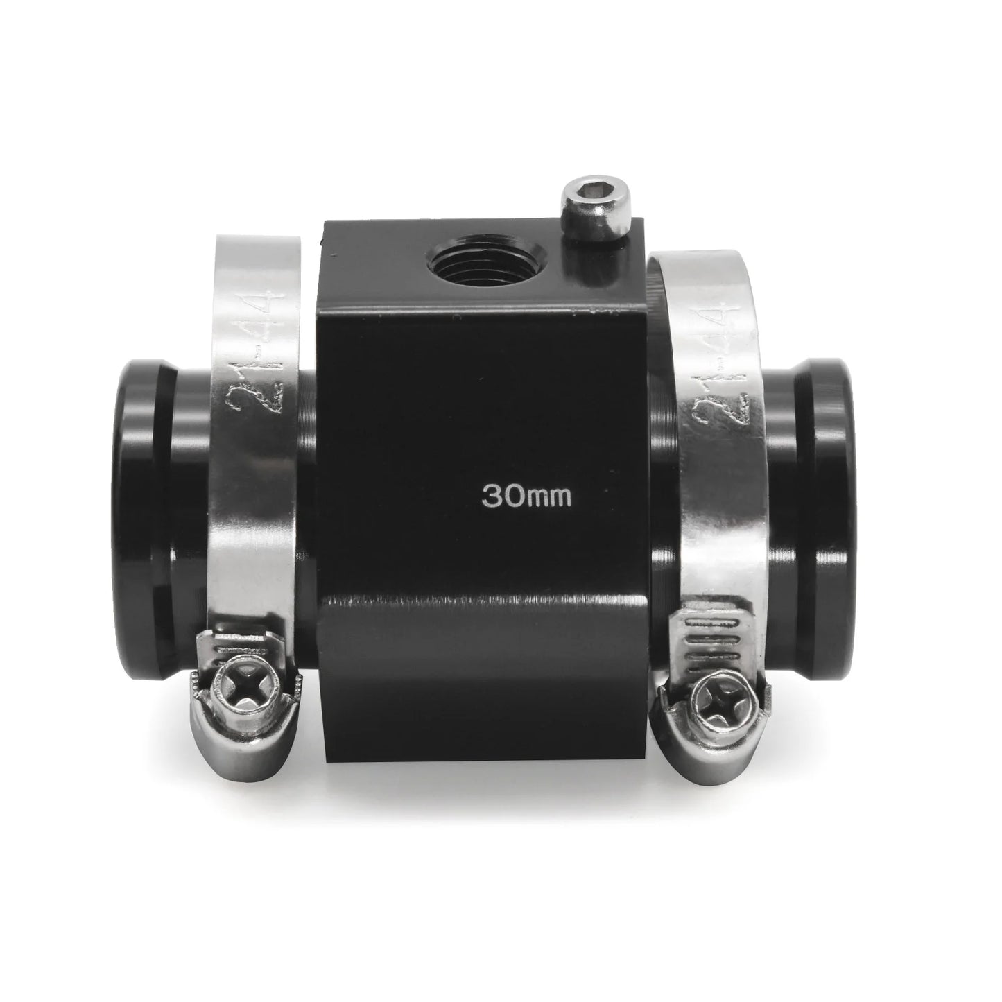 12V 24V Digital Water Temperature Gauge + Volt Water Temperature Sensor Head Plug Joint Pipe Sensor Radiator Hose Adapter 1/8NPT