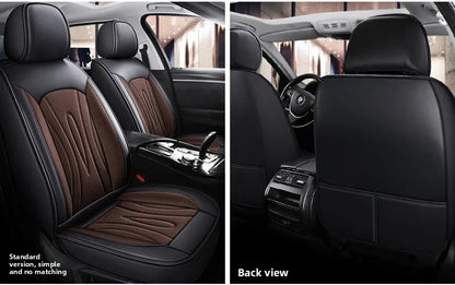 Universal One-piece Seat and Split Seat Car Seat Full Cover Breathable Leather SUV Car Seats Cushion Full Cover Protection