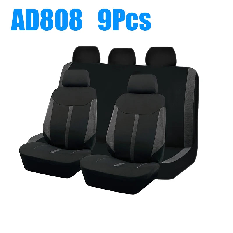 AUTOKING Universal 4pcs/9pcs Sports Car Seat Covers Set Fit for Most Car Golf 4 Car Accessories Interior Girl peugeot 207 206