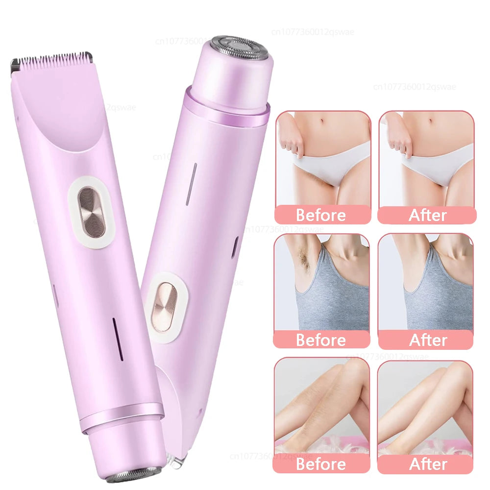 Electric Razor Woman Shaver Painless Mustache Epilator Leg Bikini Body Hair Trimmer for Women Facial Epilator Hair Remover