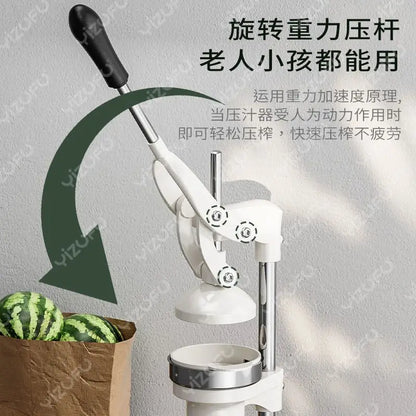 Manual Orange Juicer: Commercial Stall Use, Hand-Press Fresh Squeezing Tool