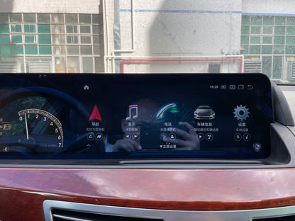 Android 13 Navigation GPS 12.3" Carplay For Benz S/CL class W221 2006-2013
