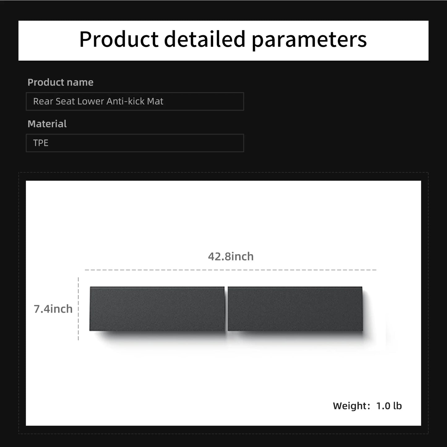LUCKEASY for Tesla Model Y Launch 2025 2026 Juniper Central Control Side Anti-kick Pad TPE Door Sill Strip Guard Protection