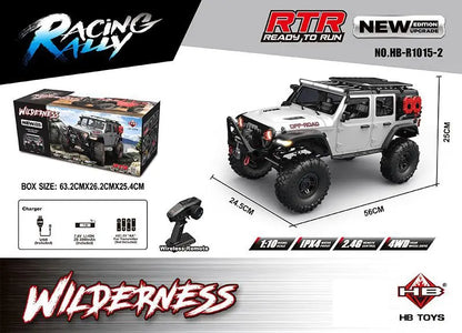 New 1/10 HB R1011 RTR Remote Control Vehicle 2.4G Full Proportional Rock Crawler LED Light 4WD Off-Road Climbing Car Toys Gifts
