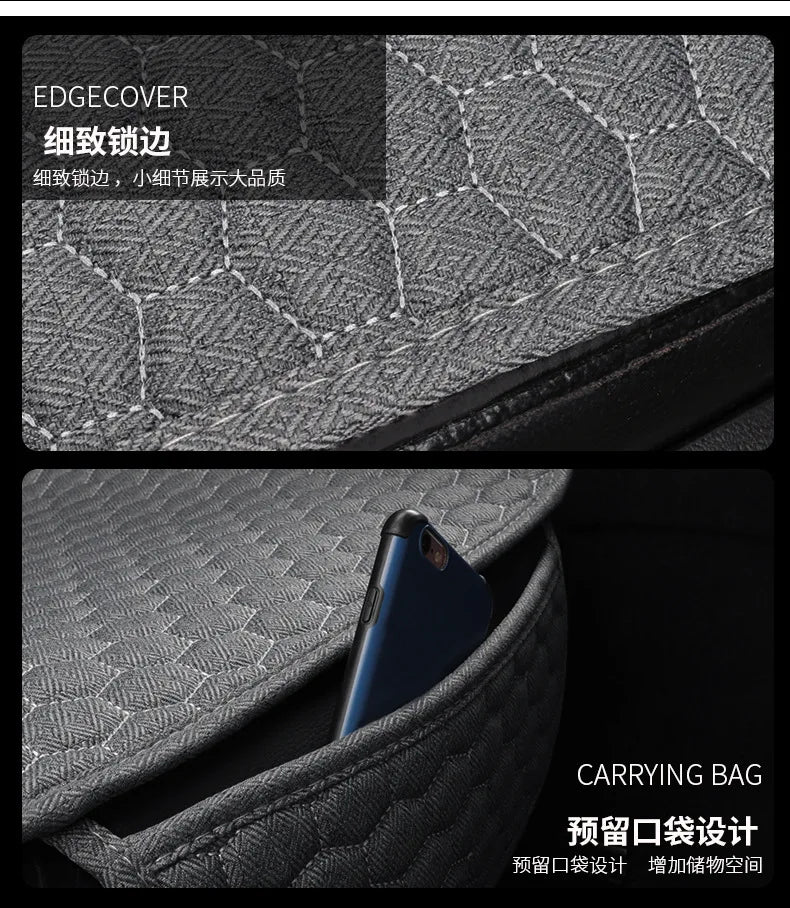 Linen Car Seat Cover Seat Cushion for VOLVO XC60 XC90 XC40 XC70 S60L C30 S80 S90 V50 V60 CAR Accessories Auto Goods