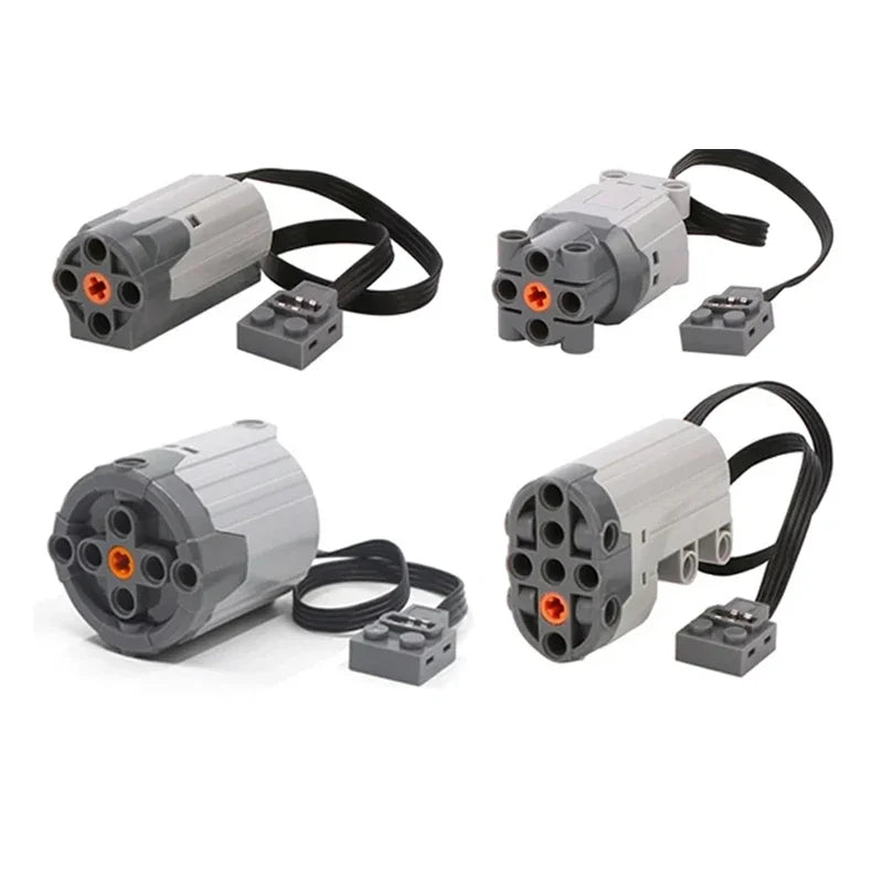 MOC Power Function Technical Parts Motor Servo Strengthen Motor Building Blocks Multi High Speed PF Sets Brick Toys DIY Motor