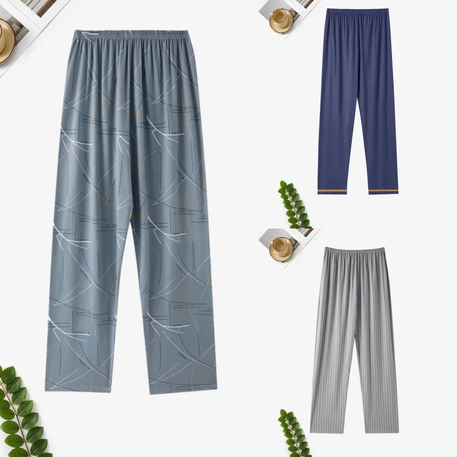 Men's Pajama Pants, Men's Pants, Spring & Fall Single-Piece Home Pants That Can Be Worn Outside, Korean Style Home Pants, Autumn and Winter Styles