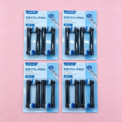 EB17U-PRO Wholesale 4/8/16pcs Set/lot Electric Toothbrush Head For Oral B PRO 6000 500 Sensitive Replacement Brush Heads D18