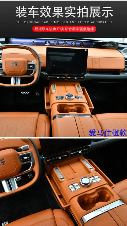 For Jetour G700 2026 Central Control Wireless Charging Silicone Pad Dustproof Anti-slip Mat Center Console Storage Box