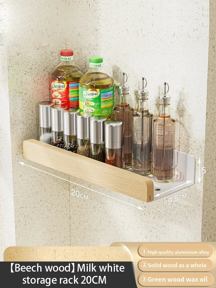 Wall-Mounted Kitchen Spice Storage Rack Multi-Functional Countertop Seasoning Storage Rack Household Multi-Layer Corner Rack