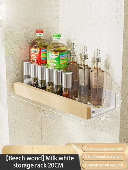Wall-Mounted Kitchen Spice Storage Rack Multi-Functional Countertop Seasoning Storage Rack Household Multi-Layer Corner Rack