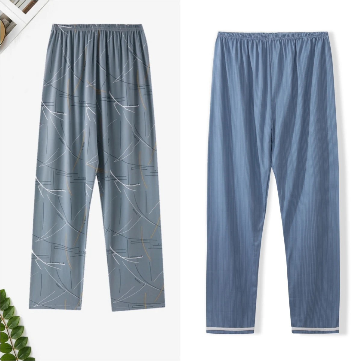 Men's Pajama Pants, Men's Pants, Spring & Fall Single-Piece Home Pants That Can Be Worn Outside, Korean Style Home Pants, Autumn and Winter Styles