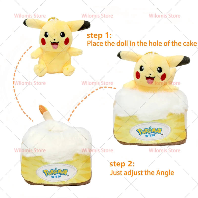 34 Styles Pokemon Plush Keychain Cartoon Toys Pikachu Eevee Charmander Squirtle Mew Snorlax Jigglypuff Doll Kids Kawai Toy Gift