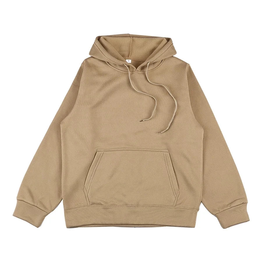 Men's autumn and winter new color solid color multi color optional hooded sweatshirt+pants fashionable casual sports set s-3XL