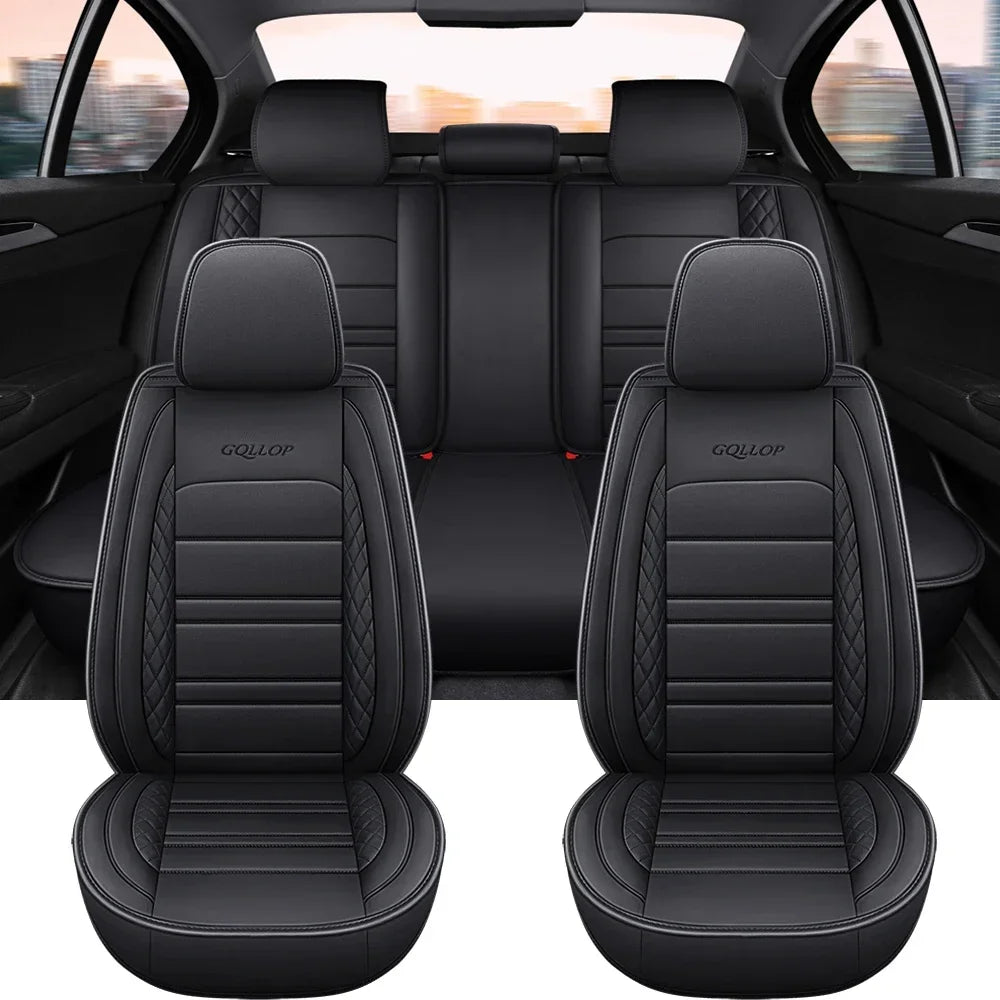 Full Coverage Pu Leather Car Seat Covers for HONDA Civic City CRV CRZ Accord Elysion Fit Jade Jazz Car Accessories
