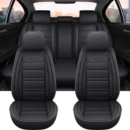 Full Coverage Pu Leather Car Seat Covers for HONDA Civic City CRV CRZ Accord Elysion Fit Jade Jazz Car Accessories