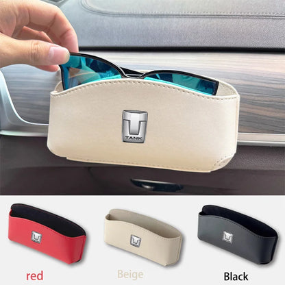 Auto Eyeglasses Organizer Box Adhesive Multi-Functional Storage Bag Mobile Phone Bag for Great Wall GWM WEY TANK 300 500 Tank500