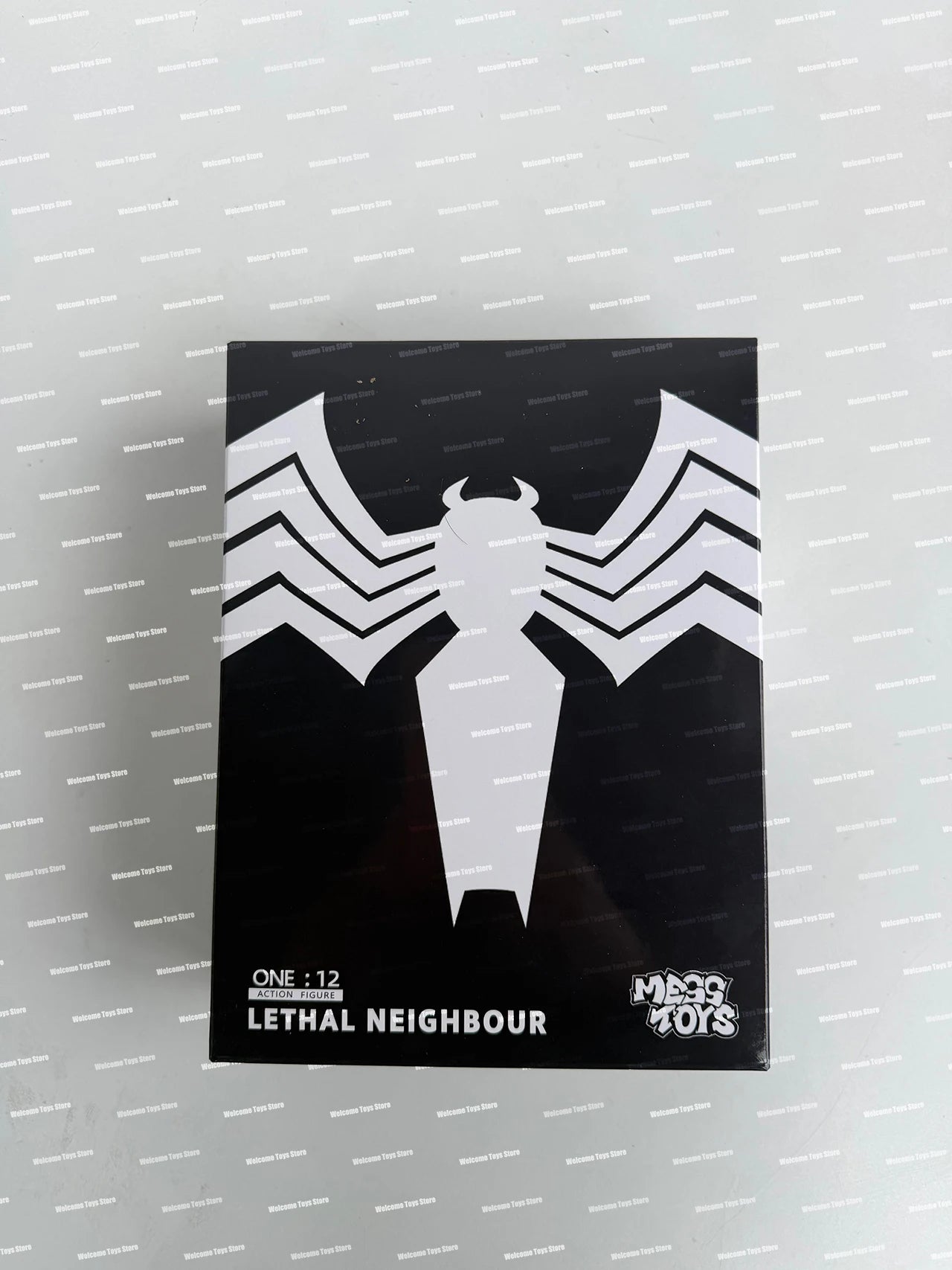 NEW Mess Toys Lethal Neighbor Venom Symbiotic Spider Man Messtoys Black Suit Spiderman Anime Action Figure Model Doll Gifts Toys