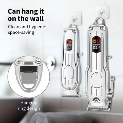 Electric Hair Clipper Display Digital Multifunctional Home Hair Trimmer Professional Grade Haircut Grooming Kit for Men