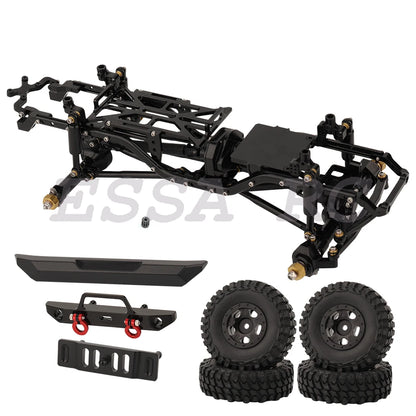 Axial SCX24 AXI00002 Wrangler Mini Model Car 1/24 RC Remote Control Climbing Car Off-road Car Metal Frame with Axles Wheel Hub