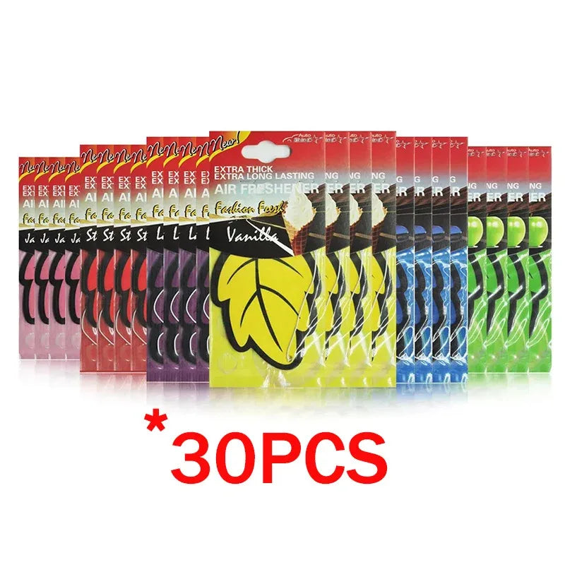 1/6/12/18/24/30PCS Car air freshener smell car perfume for car interior accessories air freshener customization