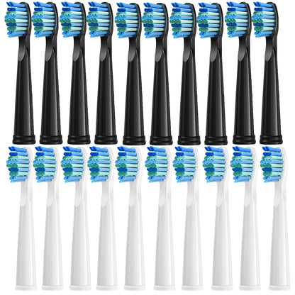 4 Pcs Electric Toothbrush Heads Compatible with Fairywill D7/D8/FW507/FW508/FW551/917/959/SG-E9 Moderately Soft Bristles Brush