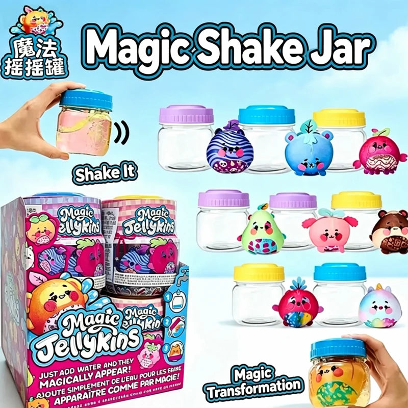 HOT Magic jellykins plush. put water in the container, shake and discover your new stuffed animal (spin master )stressrelieftoy