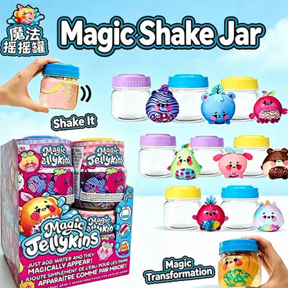 HOT Magic jellykins plush. put water in the container, shake and discover your new stuffed animal (spin master )stressrelieftoy