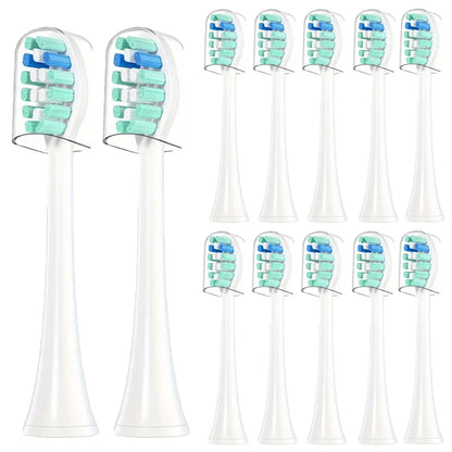 Replacement Toothbrush Heads Compatible with Philips Sonicare Soft Replacement Electric Brush Head 4100 6500 6100 7500 5300 1100
