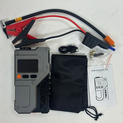 CEYYOR 12V Jump Starter Car Battery Booster Starting Device.Portable Jump Starter with 150PSI Air Compressor and LED Light.점프스타터