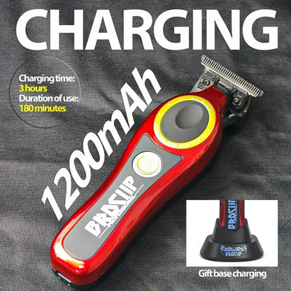 NEW Professional BRDCLIP 101PRO FK701 7700RPM 7000RPM Barbear Clipper Hair Trimmer Shaver for Men Electric Machine with Base