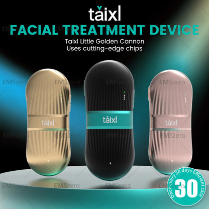 Portable Ultrasound Skin Care Tool with Yellow Light Energy Lift Tighten Restore Skin Luster AI Safety Protection