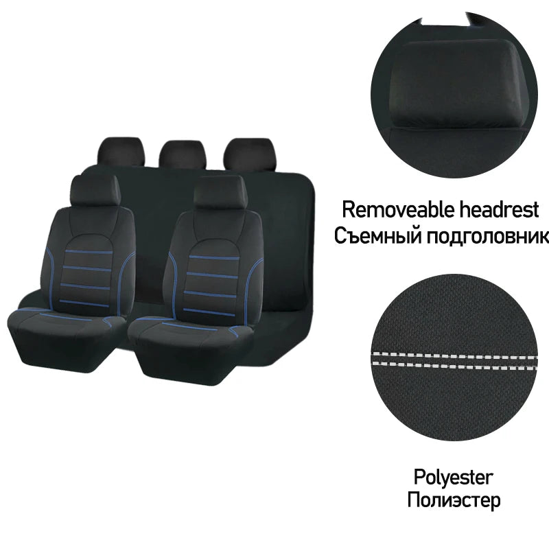 AUTOKING Universal  Car Seat Cover Set Car Accessories Interior for Women Man Fit for Most Car SUV Truck Van Seat Protector