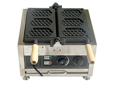 Commercial Honey Comb Waffle Stick Maker honeycomb Waffle Machine Bubble Egg Cake Oven Electric Waffle Making Machine Iron Baker