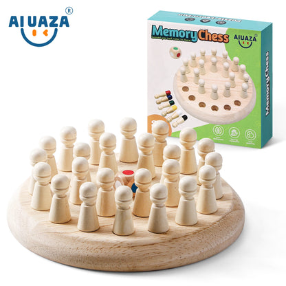 Aiuaza children's desktop memory game, family gathering game, color memory game, suitable for gatherings of 2-6 people, competit