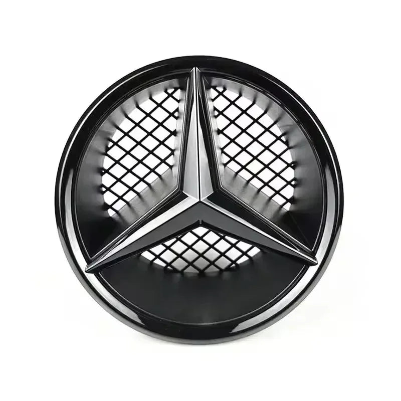 For Mercedes Benz 3D Car Grill Emblem Star Badge Front Grill Logo W204 W205 W213 X253 A B C E S CLA GLB GLC GLE GLS Accessories1
