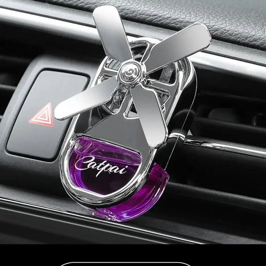 Car perfume Air conditioning outlet fan Car interior decoration aromatreatment decoration Car fragrance fragrance lasting light
