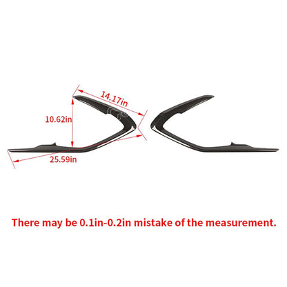 JeCar Carbon Fiber Car Interior Door Strips Decor Protect Cover Trim Stickers ABS For Chevy Camaro 2016 UP Inner Accessories