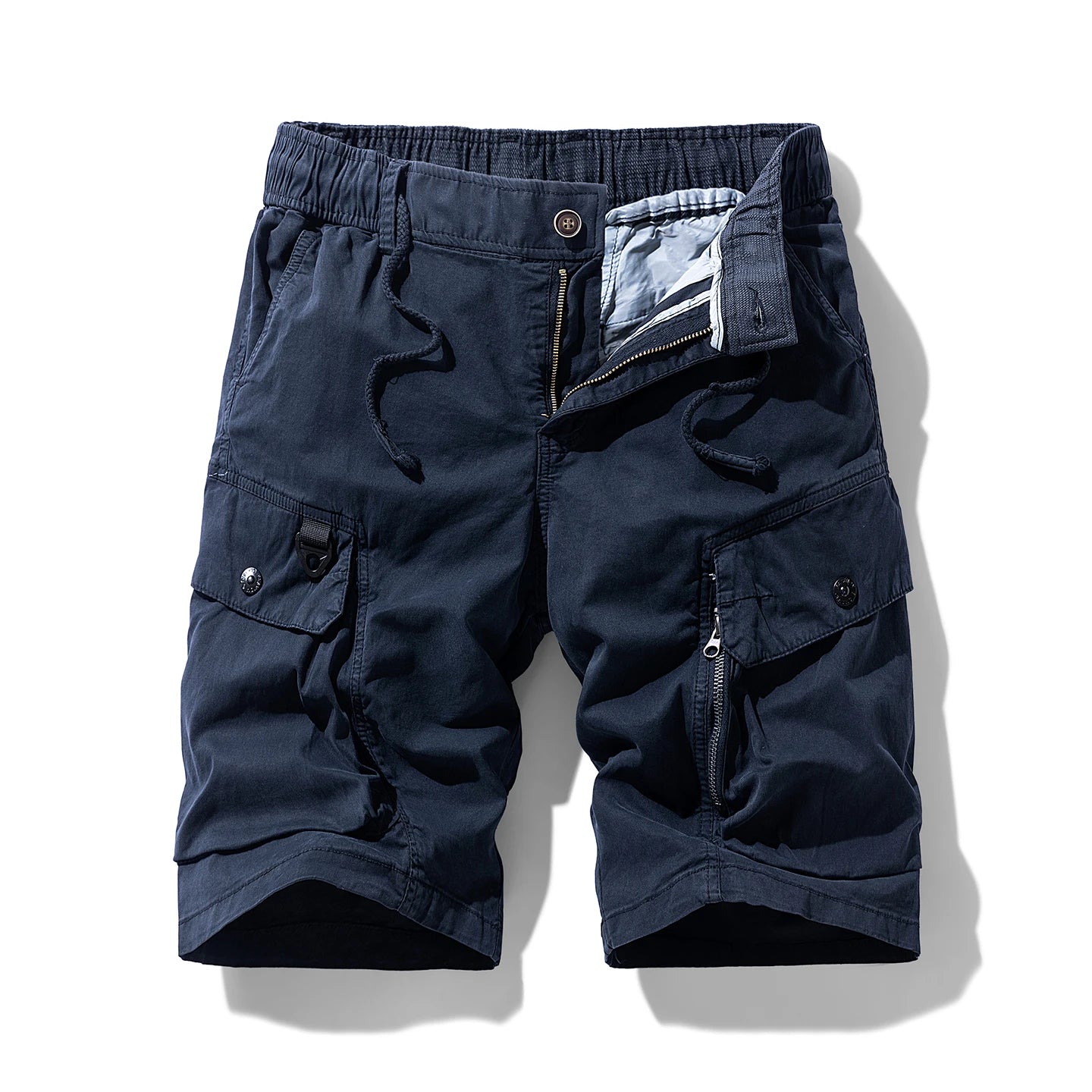 Summer Men Cargo Cotton Shorts Mens Beach Multi Pocket Shorts Pants Man Spring Casual Fashion Joggers Shorts Male Dropshipping