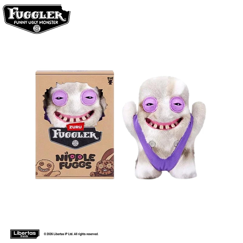 Original Fuggler Baddies Plush Toys Fugglers Nipple Fuggs Stuffed Plushies Dolls Funny Ugly Monsters Fugglercorns Peluche 22CM