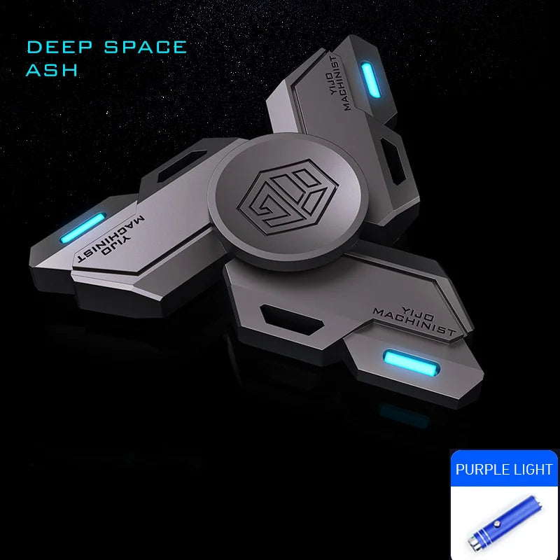 Premium Metal Fidget Toy - Alloy EDC Collector Spinner, Handcrafted Gyro for Stress Relief and Anxiety Management