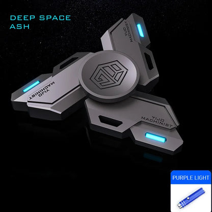 Premium Metal Fidget Toy - Alloy EDC Collector Spinner, Handcrafted Gyro for Stress Relief and Anxiety Management