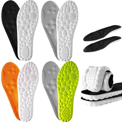 4D Cloud Technology Insole - Super Soft / Ultra Comfort Insole / Sneakers Pad - Acupoint Massage Insole for Foot & Joint Support
