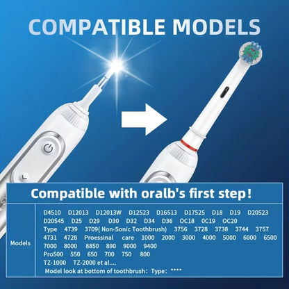 Replacement Brush Heads For Oral-B Electric Toothbrush Fit Advance Power/Pro Health/Triumph/3D Excel/Vitality Precision Clean