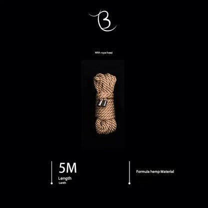 10m Shibari Bondage Rope,Soft Jute for Japanese Rope Art,Skin-Friendly for Beginners,Natural Color Skin-Safe Jute Couples Play