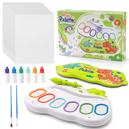 Mess Free Magic Paint Palette Non-Toxic Safe on Skin and Clothes Educational Graffiti Art Toy for Kids Learning Birthday Gift