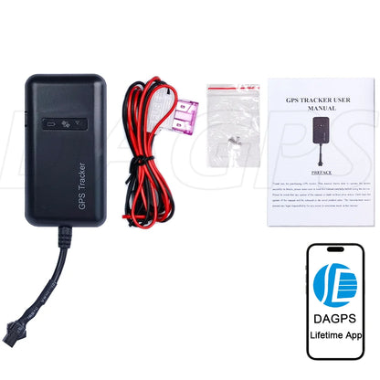 DAGPS Original Quad band High quality Motocycle car gps tracker gt02a google link real time tracking free shipping