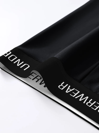 10Pcs High-Quality Men's Underwear Trendy Classic Men's Boxer Briefs Casual Sports Panties Soft Comfortable Breathable Shorts