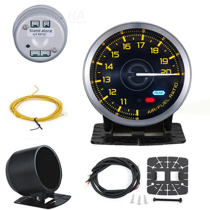 HA Accessories 60mm Auto Gauge Meter 7Color Def i Advance A1 Oil Pressure Turbo Boost EGT Exhaust Temp Tachometer Water Oil Temp