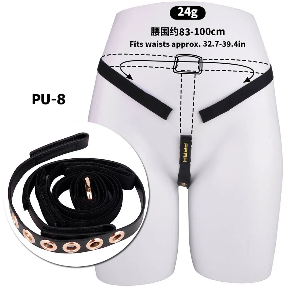 LEZEE Sissy Chastity Belt Harness For Male Chastity Cage Auxiliary Lock Belts Penis Bondage Band Underwear BDSM Sex Toys For Men